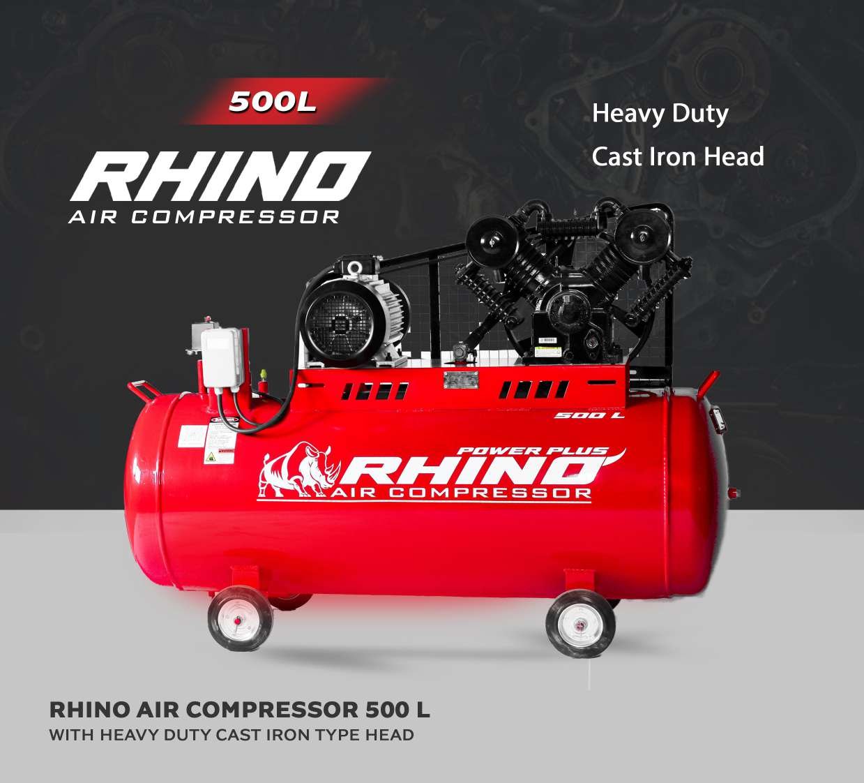 Rhino Air Compressor 500L