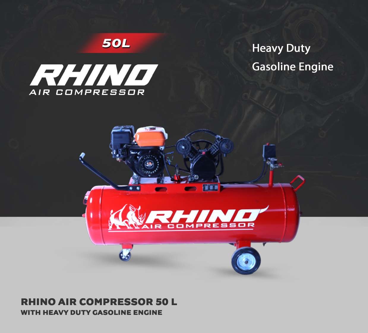 Rhino Air Compressor 50L